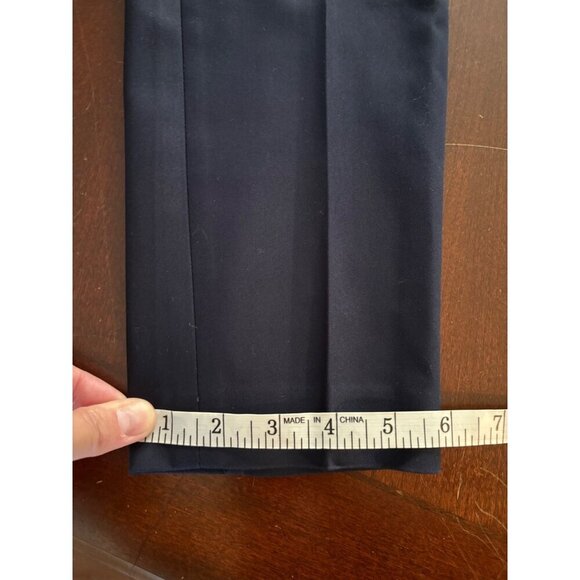 LOFT Julie Skinny Dress Pants Career Trousers in Navy Blue Size 6 - Picture 11 of 12